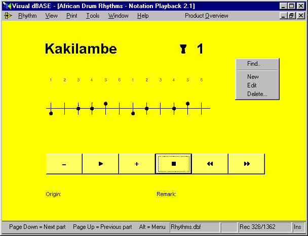 Afrikanske trommerytmer - NotasjonenAfrikanske trommerytmer - Notasjonen  